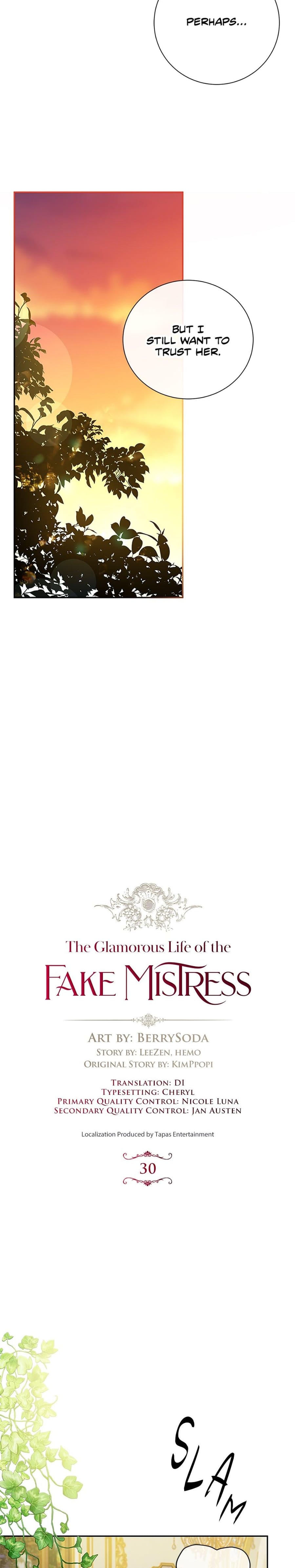The Glamorous Life of the Fake Mistress (Uncensored), chapter 30, page 11 of 37