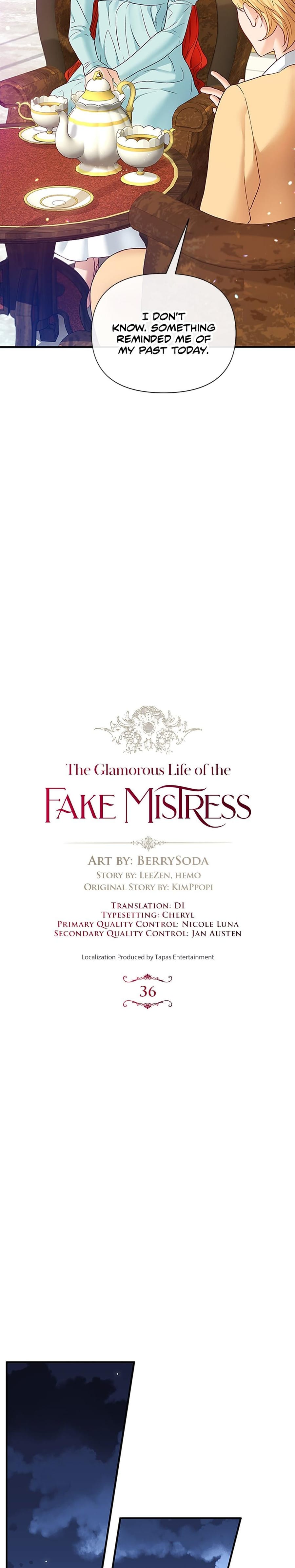The Glamorous Life of the Fake Mistress (Uncensored), chapter 36, page 12 of 28