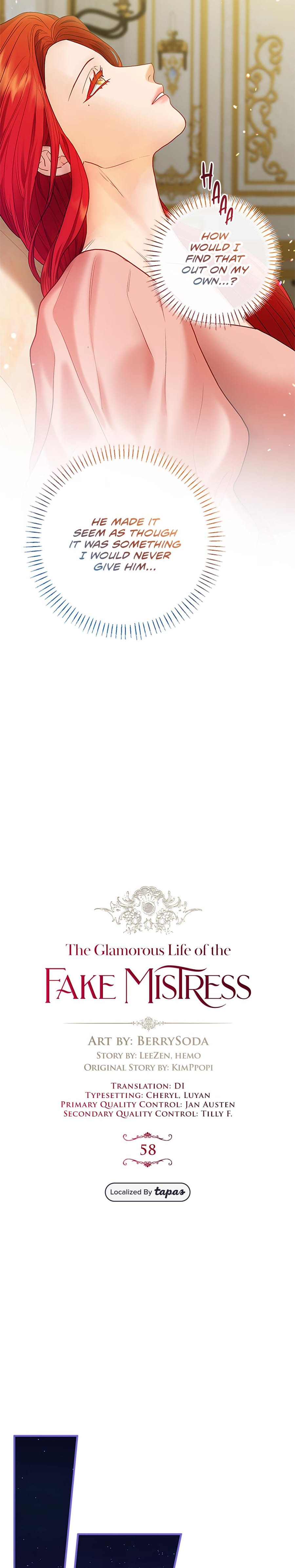 The Glamorous Life of the Fake Mistress (Uncensored), chapter 58, page 5 of 31