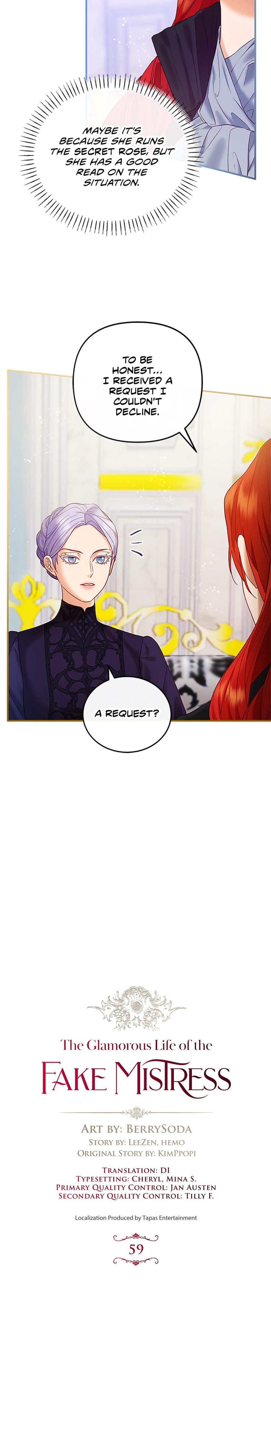 The Glamorous Life of the Fake Mistress (Uncensored), chapter 59, page 7 of 28