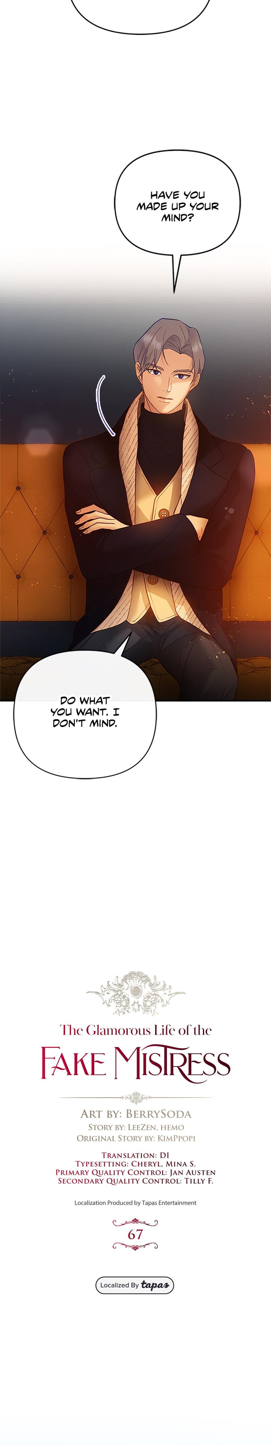 The Glamorous Life of the Fake Mistress (Uncensored), chapter 67, page 9 of 35