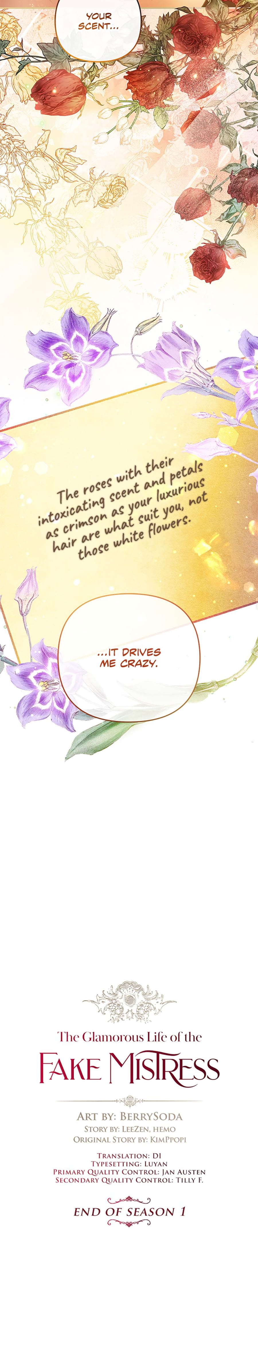 The Glamorous Life of the Fake Mistress (Uncensored), chapter 75, page 34 of 35