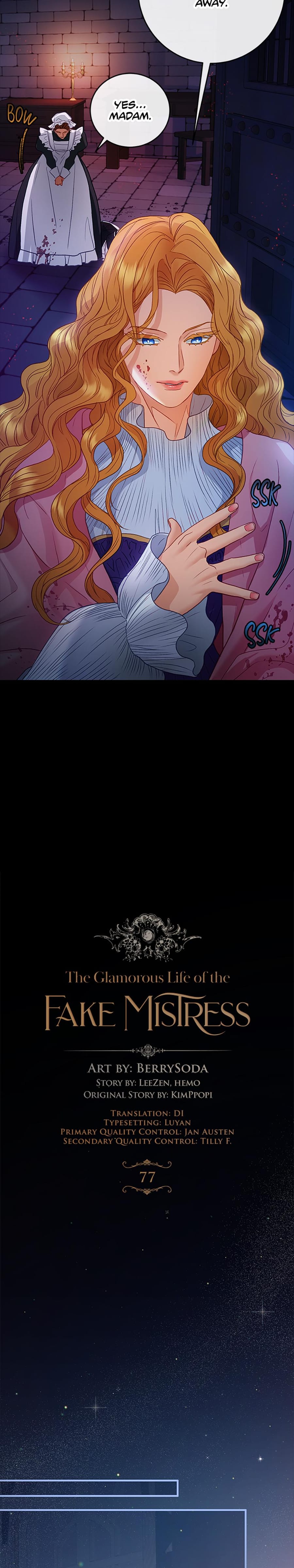 The Glamorous Life of the Fake Mistress (Uncensored), chapter 77, page 7 of 35