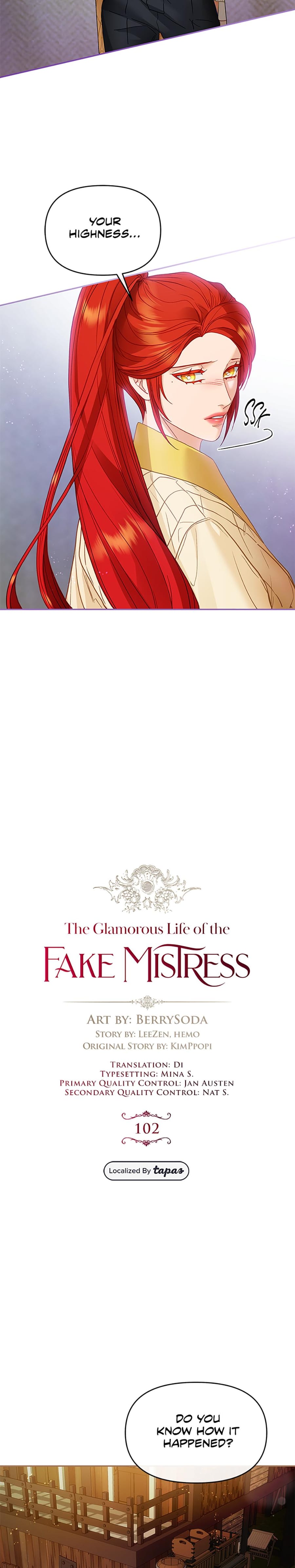 The Glamorous Life of the Fake Mistress (Uncensored), chapter 102, page 13 of 32