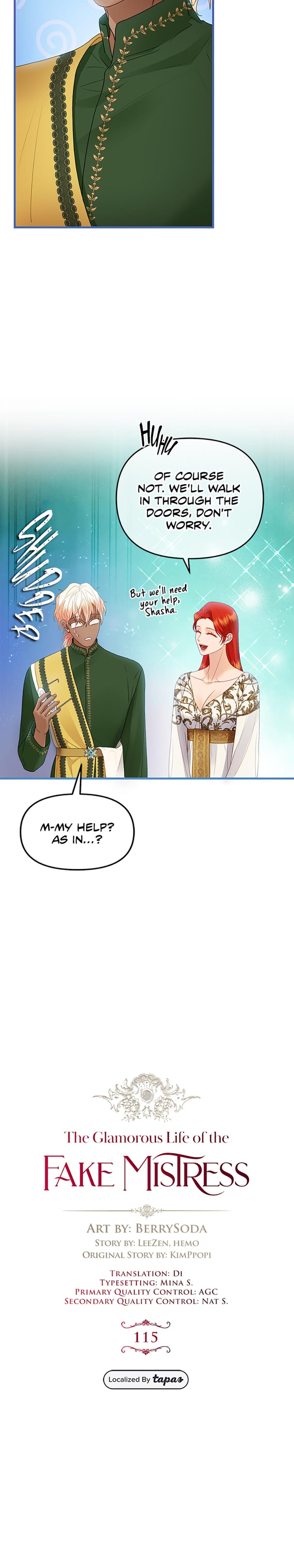 The Glamorous Life of the Fake Mistress (Uncensored), chapter 115, page 17 of 39