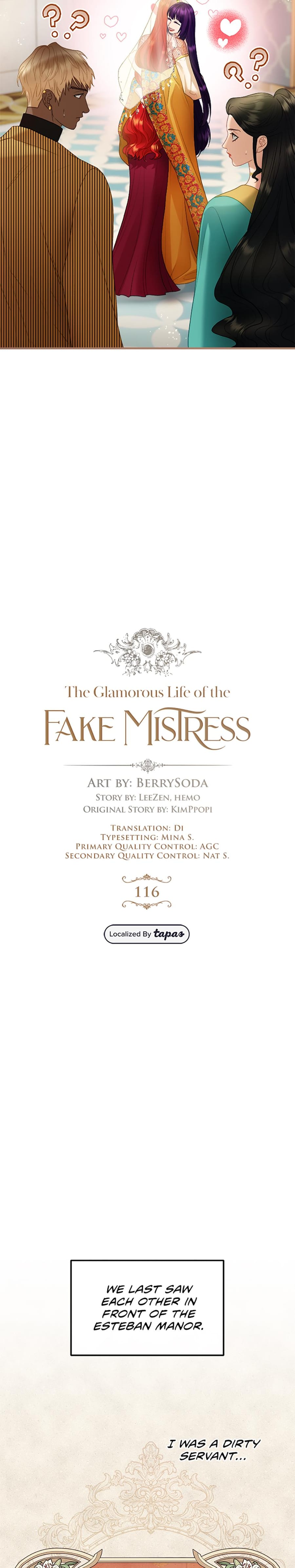 The Glamorous Life of the Fake Mistress (Uncensored), chapter 116, page 5 of 36