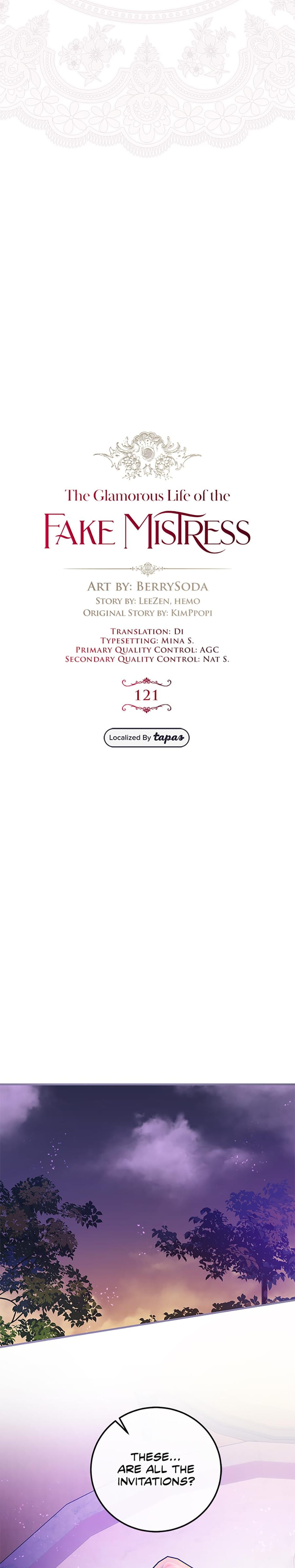 The Glamorous Life of the Fake Mistress (Uncensored), chapter 121, page 15 of 40