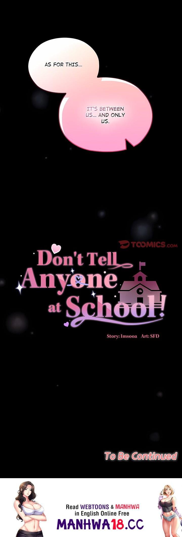 Don’t Tell Anyone at School! (Uncensored), chapter 41, page 25 of 25