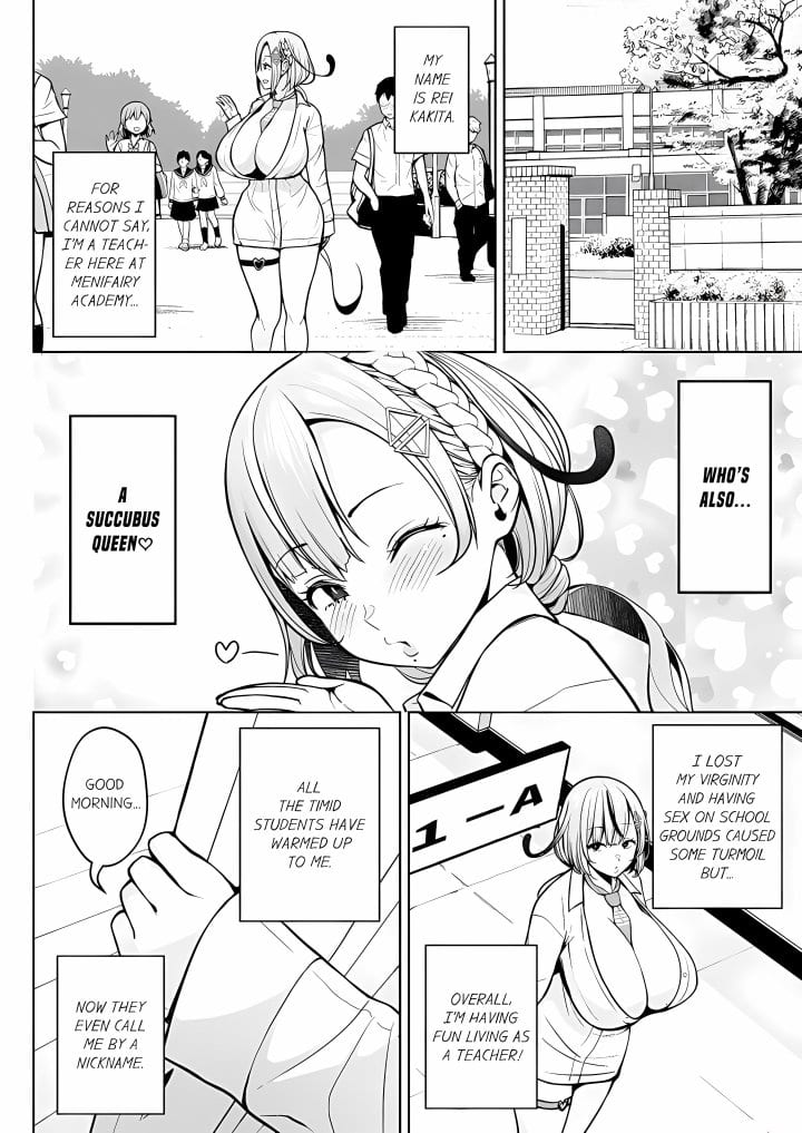 First Year Squid Class’s Nymphomaniac Teacher (Uncensored), chapter 6, page 6 of 9