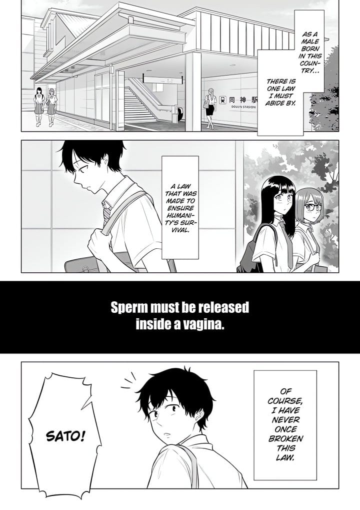 In a World Where Males Are Nearly Extinct, Semen Has Become a Precious Resource (Uncensored), chapter 1, page 5 of 6