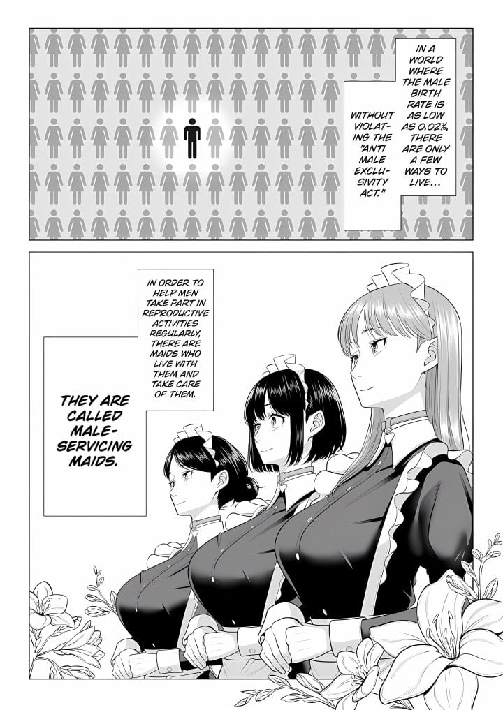 In a World Where Males Are Nearly Extinct, Semen Has Become a Precious Resource (Uncensored), chapter 29, page 5 of 154
