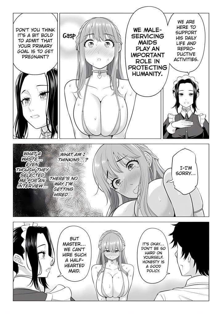 In a World Where Males Are Nearly Extinct, Semen Has Become a Precious Resource (Uncensored), chapter 29, page 11 of 154