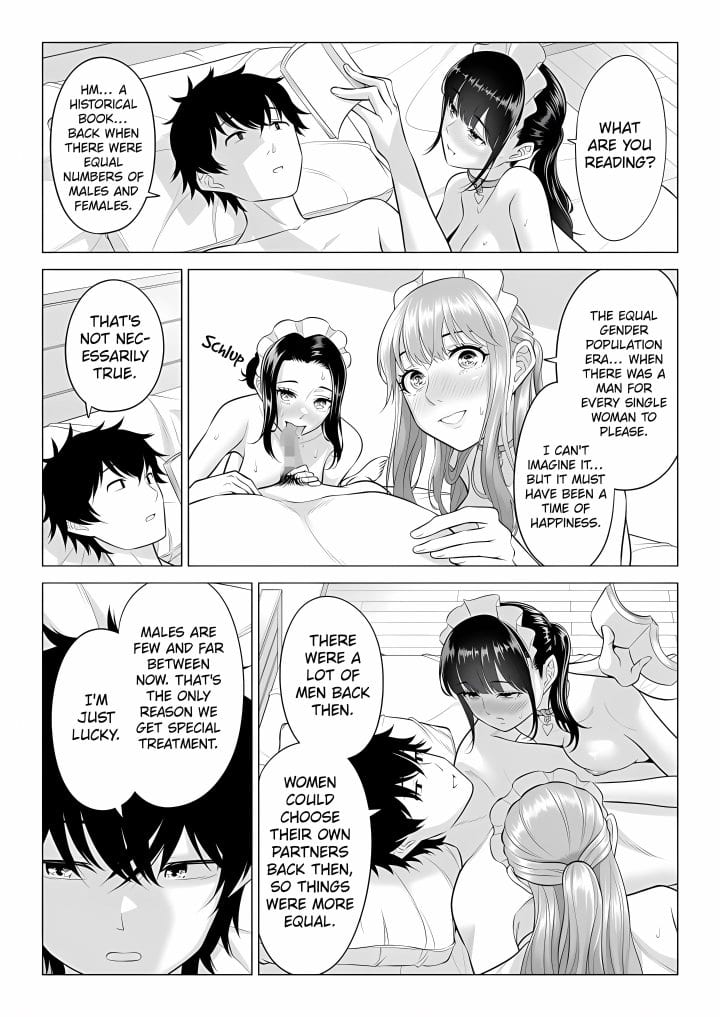 In a World Where Males Are Nearly Extinct, Semen Has Become a Precious Resource (Uncensored), chapter 29, page 54 of 154