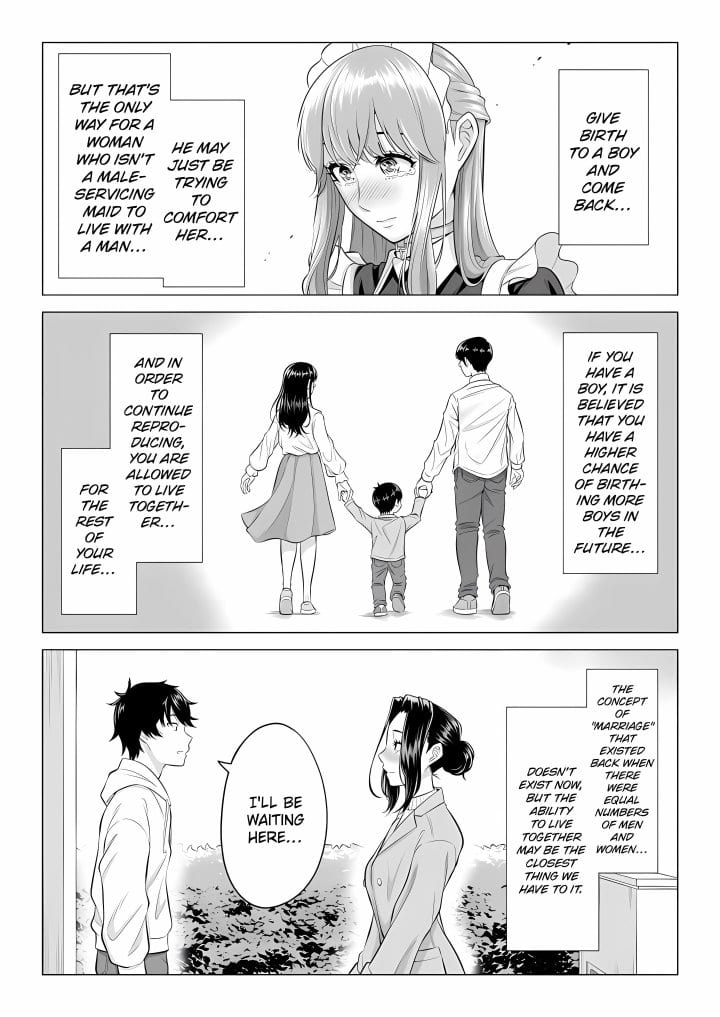 In a World Where Males Are Nearly Extinct, Semen Has Become a Precious Resource (Uncensored), chapter 29, page 68 of 154