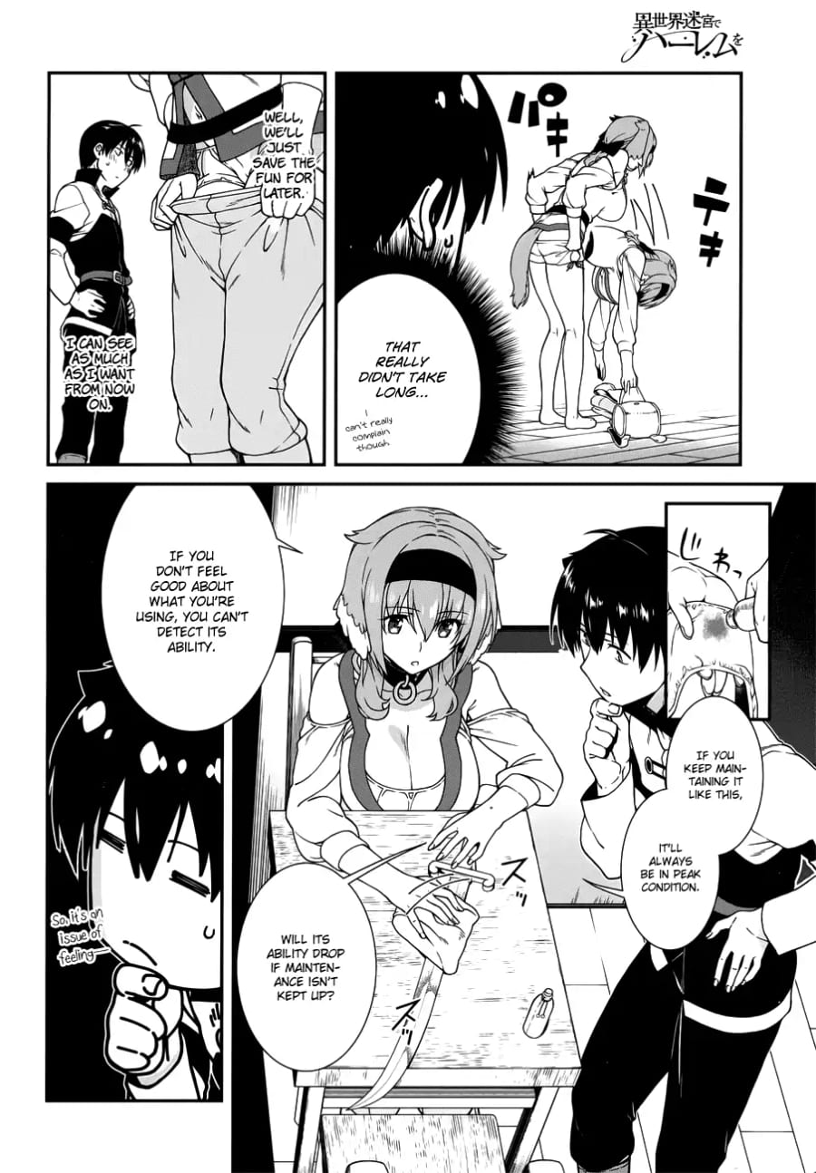 Isekai Meikyuu de Harem wo (Uncensored), chapter 11, page 6 of 35