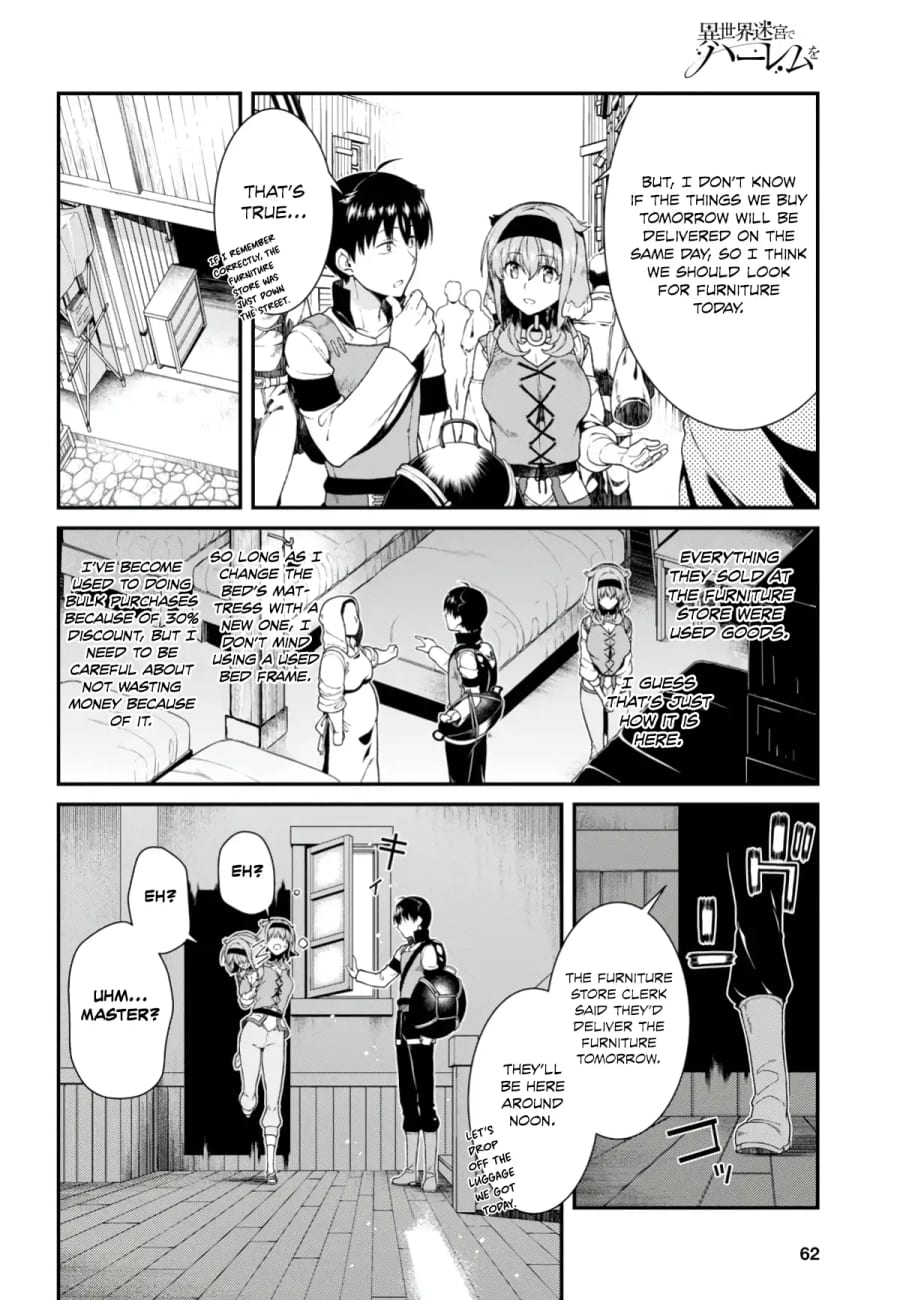 Isekai Meikyuu de Harem wo (Uncensored), chapter 25, page 6 of 15