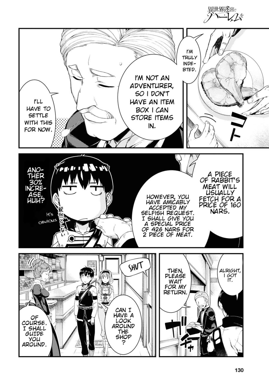 Isekai Meikyuu de Harem wo (Uncensored), chapter 35, page 16 of 24