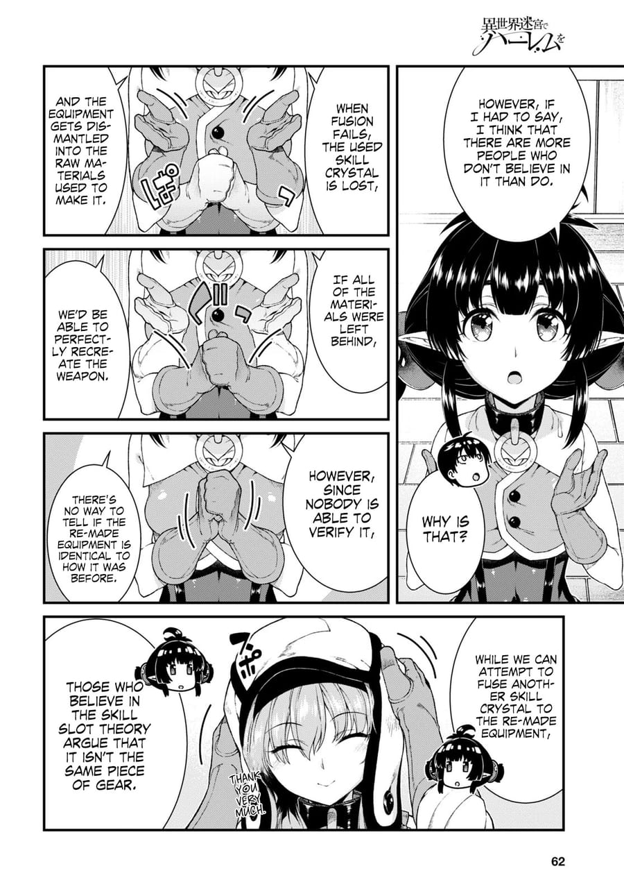 Isekai Meikyuu de Harem wo (Uncensored), chapter 40, page 8 of 18
