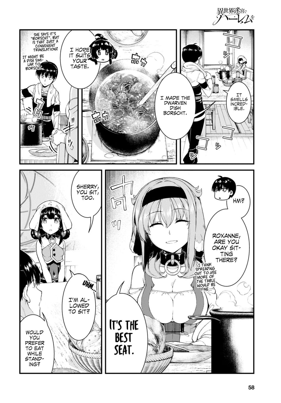 Isekai Meikyuu de Harem wo (Uncensored), chapter 41, page 13 of 20