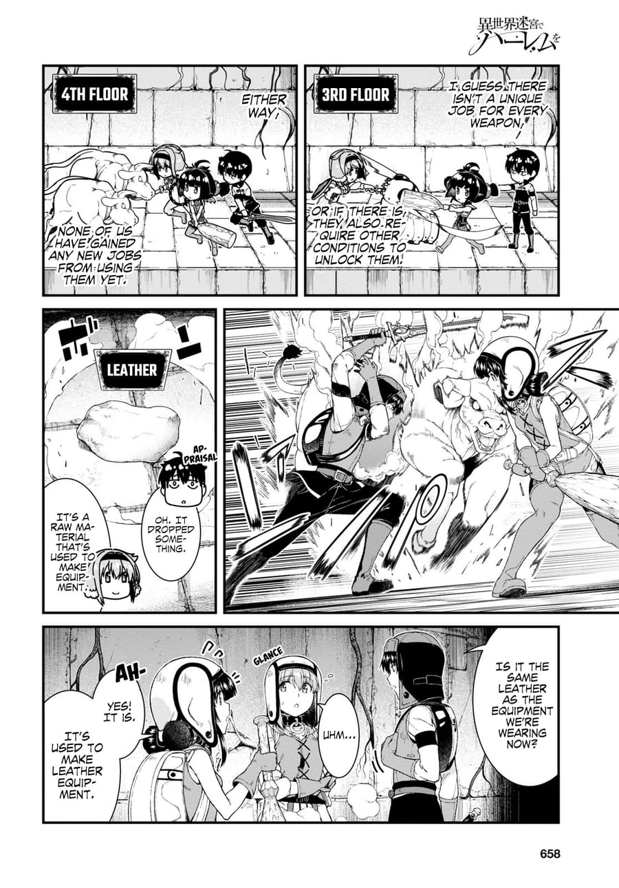Isekai Meikyuu de Harem wo (Uncensored), chapter 45, page 8 of 20
