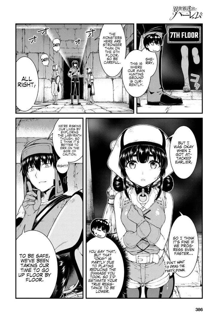 Isekai Meikyuu de Harem wo (Uncensored), chapter 46, page 9 of 21