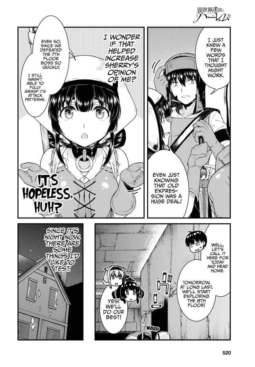 Isekai Meikyuu de Harem wo (Uncensored), chapter 50, page 10 of 18