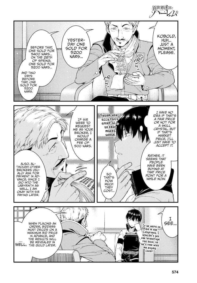 Isekai Meikyuu de Harem wo (Uncensored), chapter 52, page 9 of 15