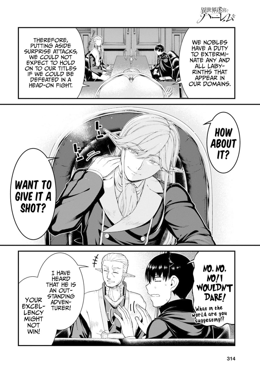 Isekai Meikyuu de Harem wo (Uncensored), chapter 64, page 5 of 13