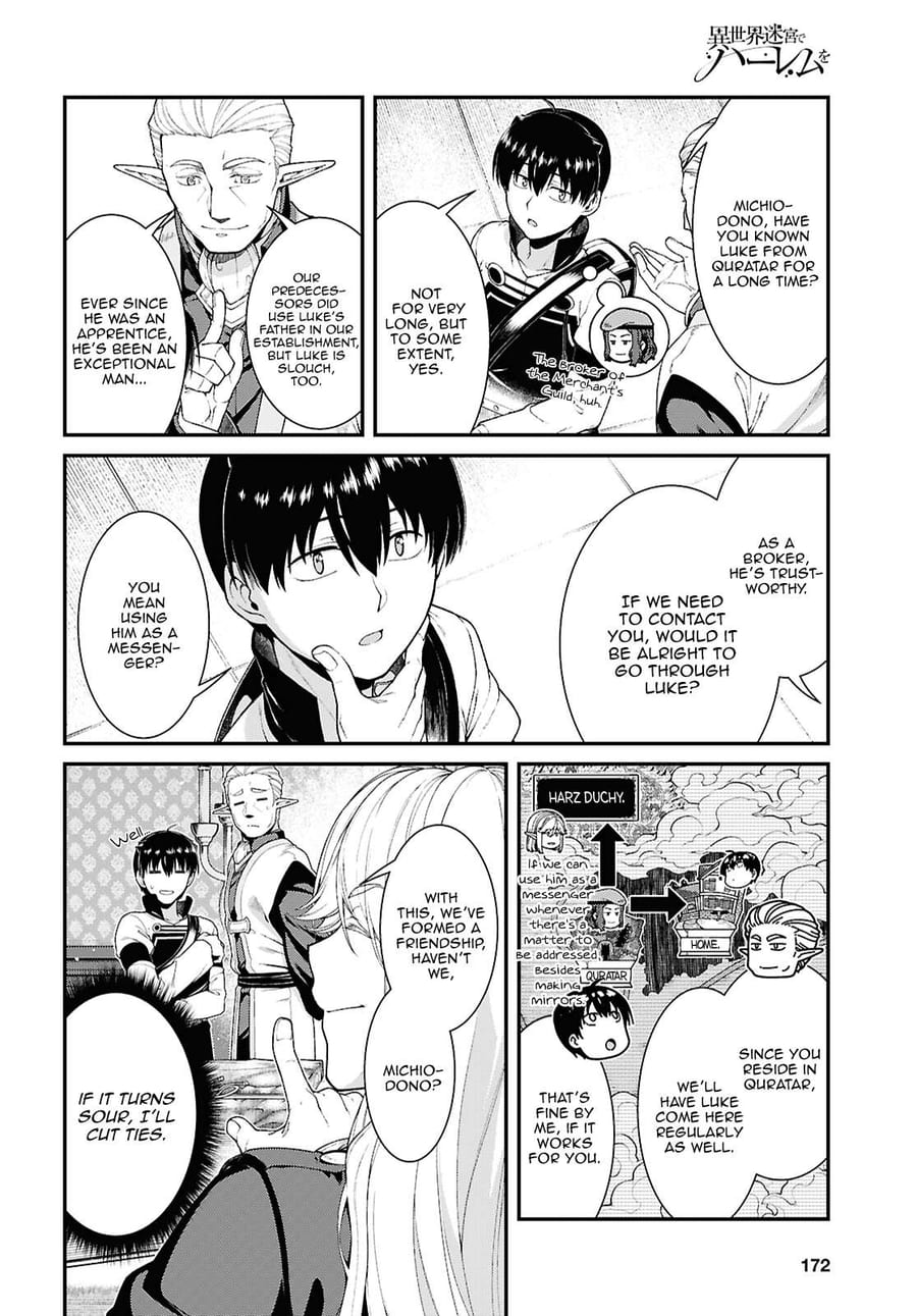 Isekai Meikyuu de Harem wo (Uncensored), chapter 101, page 6 of 17