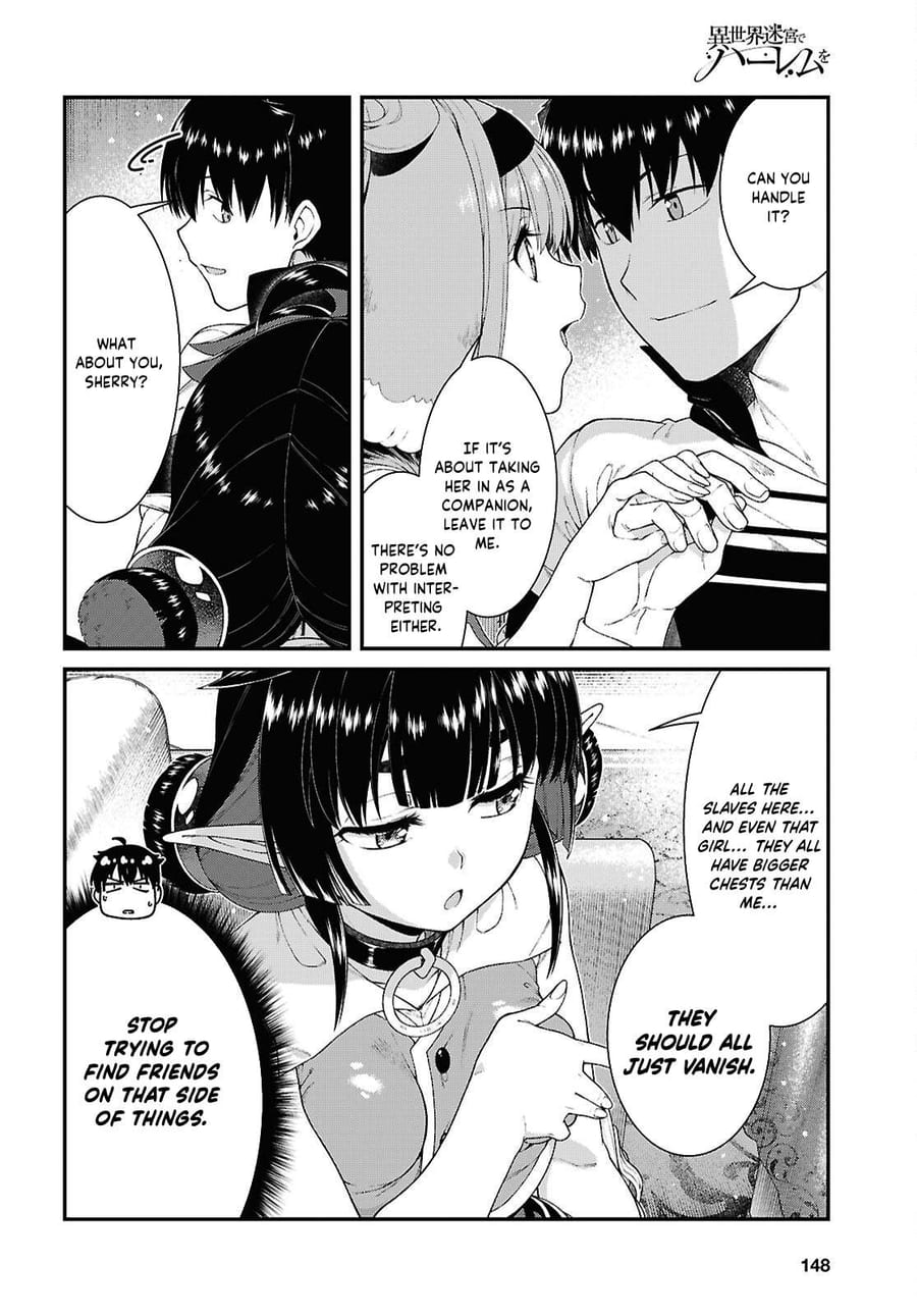 Isekai Meikyuu de Harem wo (Uncensored), chapter 102, page 14 of 17
