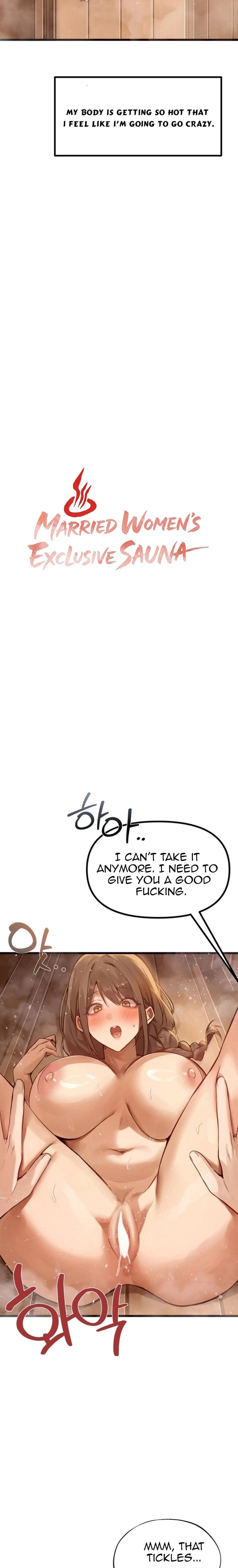 Married Women's Exclusive Sauna (Uncensored), chapter 9, page 8 of 24