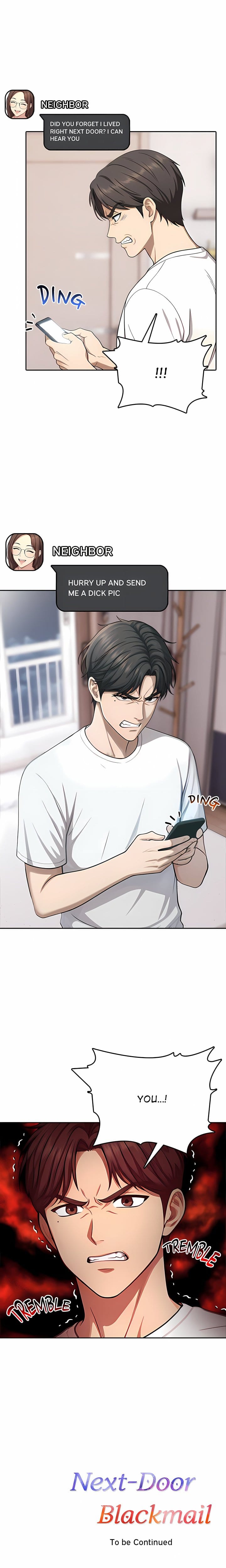 Next-Door Blackmail (Uncensored), chapter 3, page 16 of 17