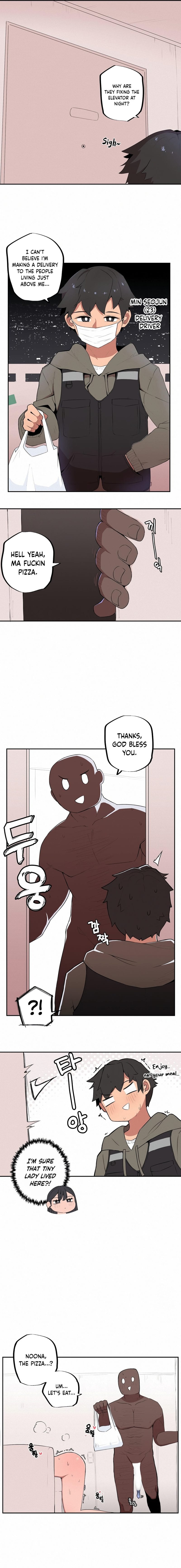 Noona and her BIG little Bro (Uncensored), chapter 2, page 6 of 9