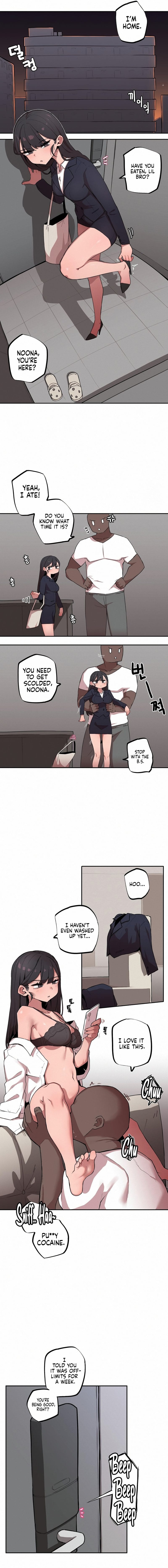 Noona and her BIG little Bro (Uncensored), chapter 5, page 6 of 7