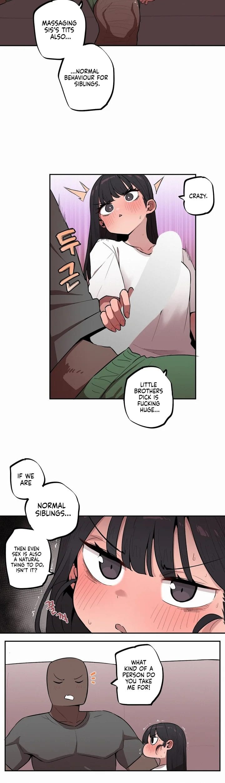 Noona and her BIG little Bro (Uncensored), chapter 32, page 7 of 18