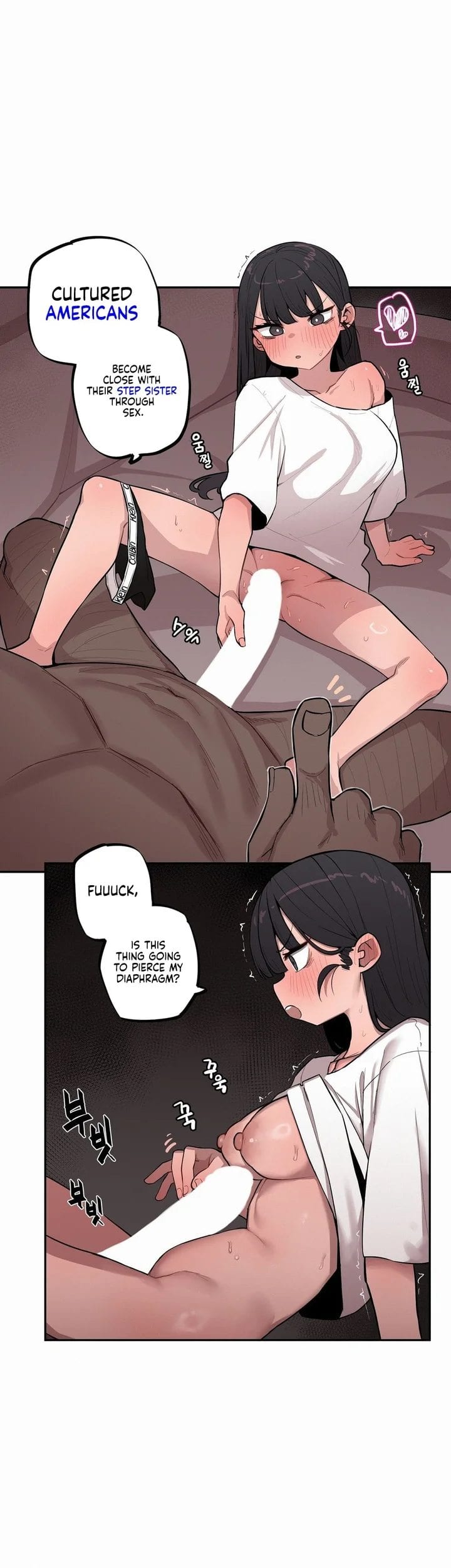 Noona and her BIG little Bro (Uncensored), chapter 32, page 8 of 18