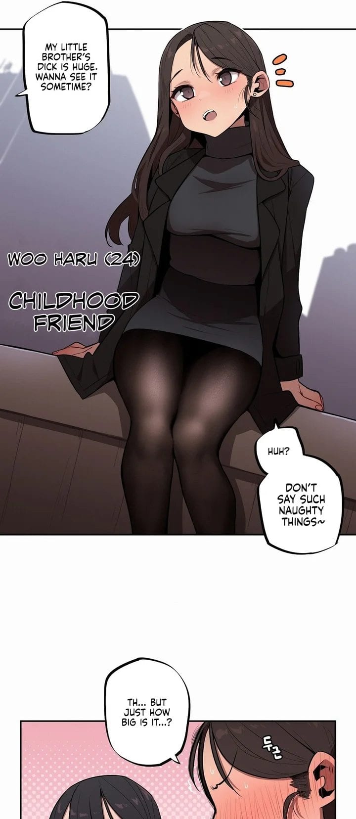 Noona and her BIG little Bro (Uncensored), chapter 32, page 17 of 18