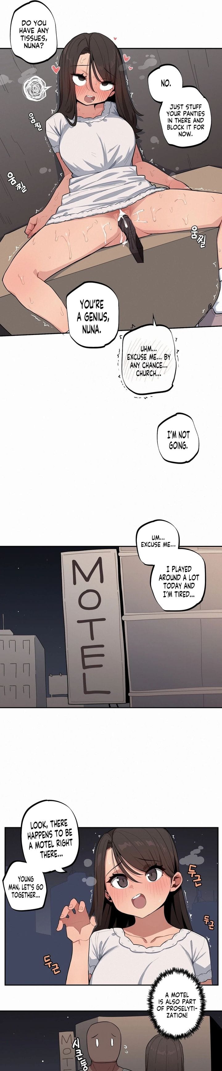 Noona and her BIG little Bro (Uncensored), chapter 40, page 9 of 11