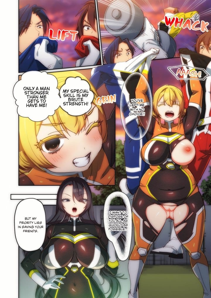 Pitiful Ranger Pink: I’m Such a Disgrace, but It Feels So Good! (Uncensored), chapter 16, page 8 of 24