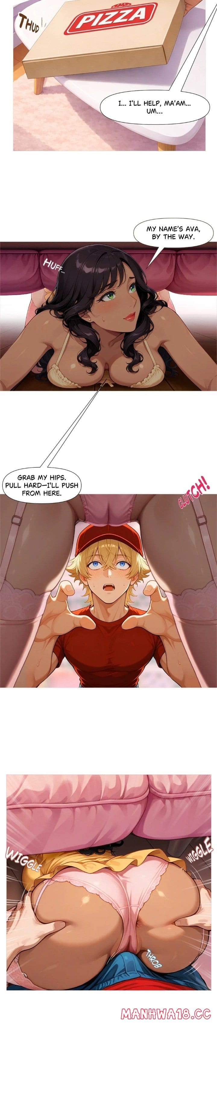 Pizza Boy vs MILFs (Uncensored), chapter 1, page 9 of 10