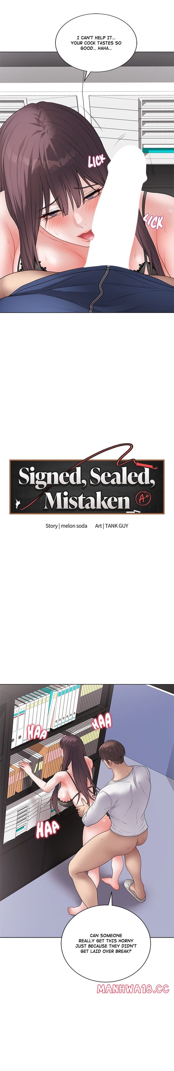 Signed, Sealed, Mistaken (Uncensored), chapter 58, page 8 of 22